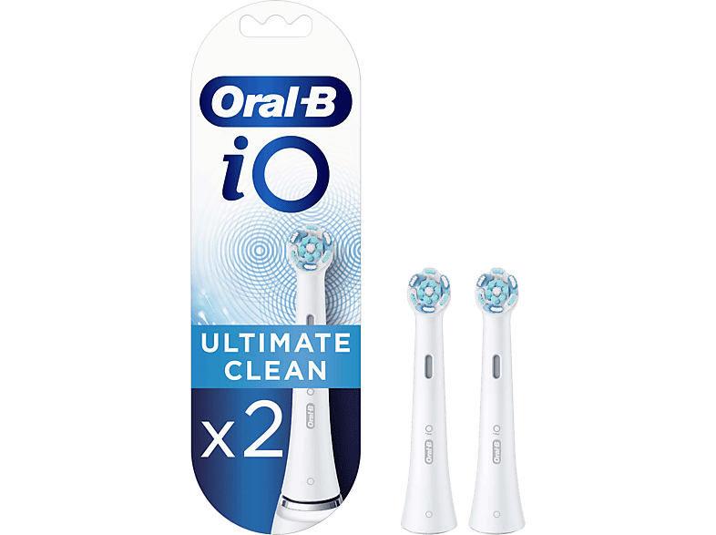 ORAL B iO Ultimate Clean Diş Fırçası Yedek Başlık 2'li Beyaz_1