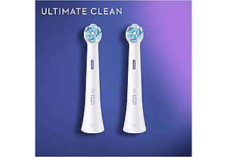 ORAL B iO Ultimate Clean Diş Fırçası Yedek Başlık 2'li Beyaz_2