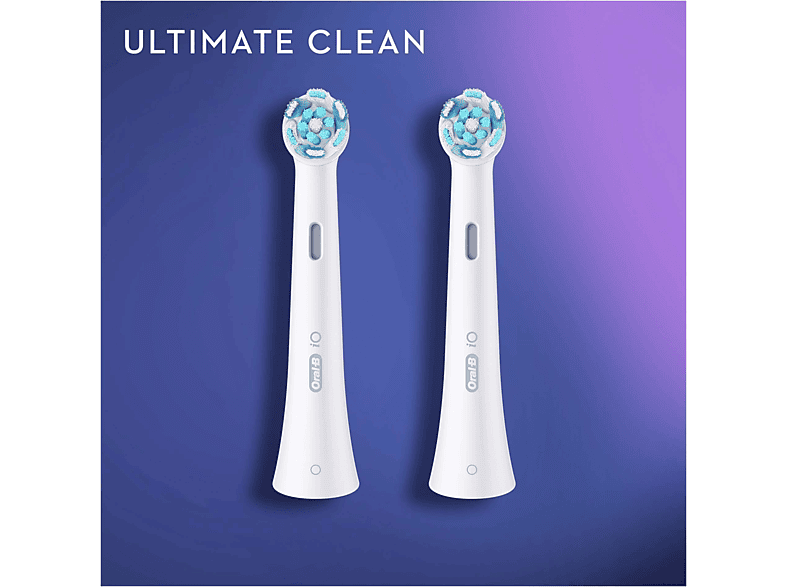 ORAL B iO Ultimate Clean Diş Fırçası Yedek Başlık 2'li Beyaz_2