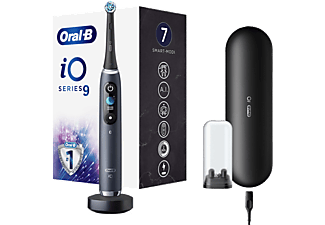 ORAL B iO 9 Şarjlı Diş Fırçası Siyah+Manyetik Şarj+Seyahat Kabı_0