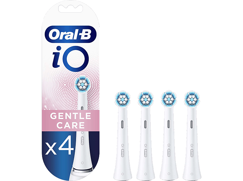 ORAL B iO Gentle Carce Diş Fırçası Yedek Başlık 4'lü Beyaz