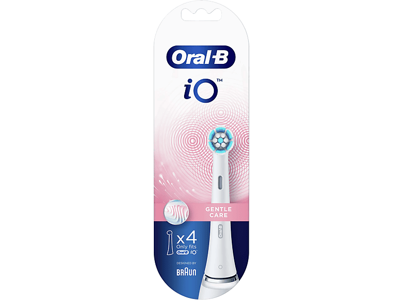 ORAL B iO Gentle Carce Diş Fırçası Yedek Başlık 4'lü Beyaz_1