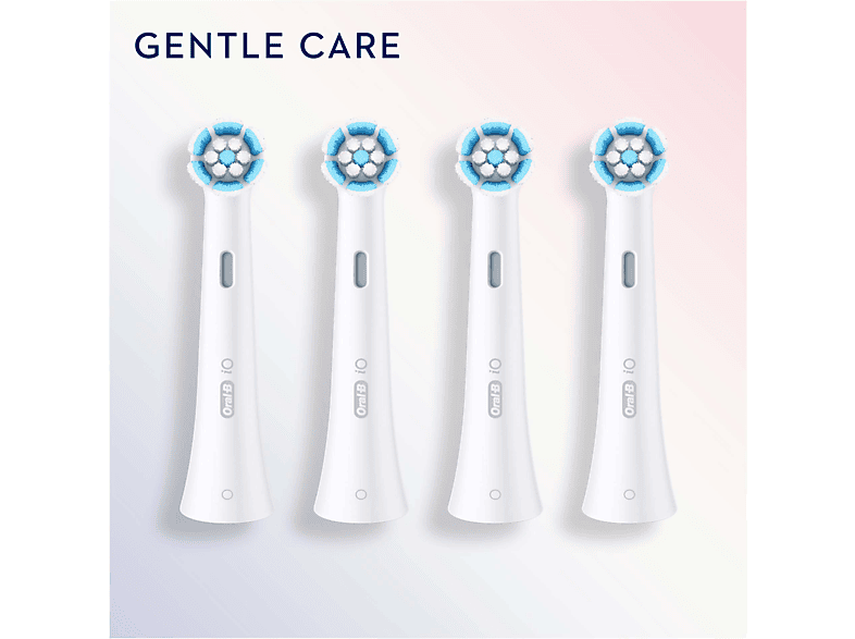 ORAL B iO Gentle Carce Diş Fırçası Yedek Başlık 4'lü Beyaz_2