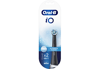 ORAL B iO Ultimate Clean Diş Fırças Yedek Başlık 2'li Siyah