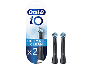 ORAL B iO Ultimate Clean Diş Fırças Yedek Başlık 2'li Siyah_1