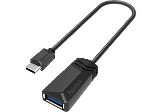 HAMA FIC USB 3.2 Gen.1 TYPE-C/USB A anya adapter,  5Gbit/s, 15cm (200312)