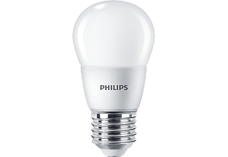PHILIPS LED fényforrás, kisgömb, E27, 7W, 806lm, 2700K, meleg fehér (929002979055)