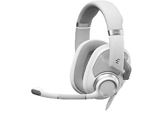 EPOS AUDIO H6PRO Open, nyitott gaming fejhallgató mikrofonnal, fehér (1000971)