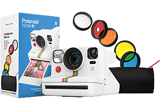 POLAROID Now+ analóg instant fényképezőgép, 5 szűrővel, fehér