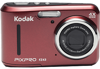 KODAK Pixpro FZ43 Digitális fényképezőgép, vörös