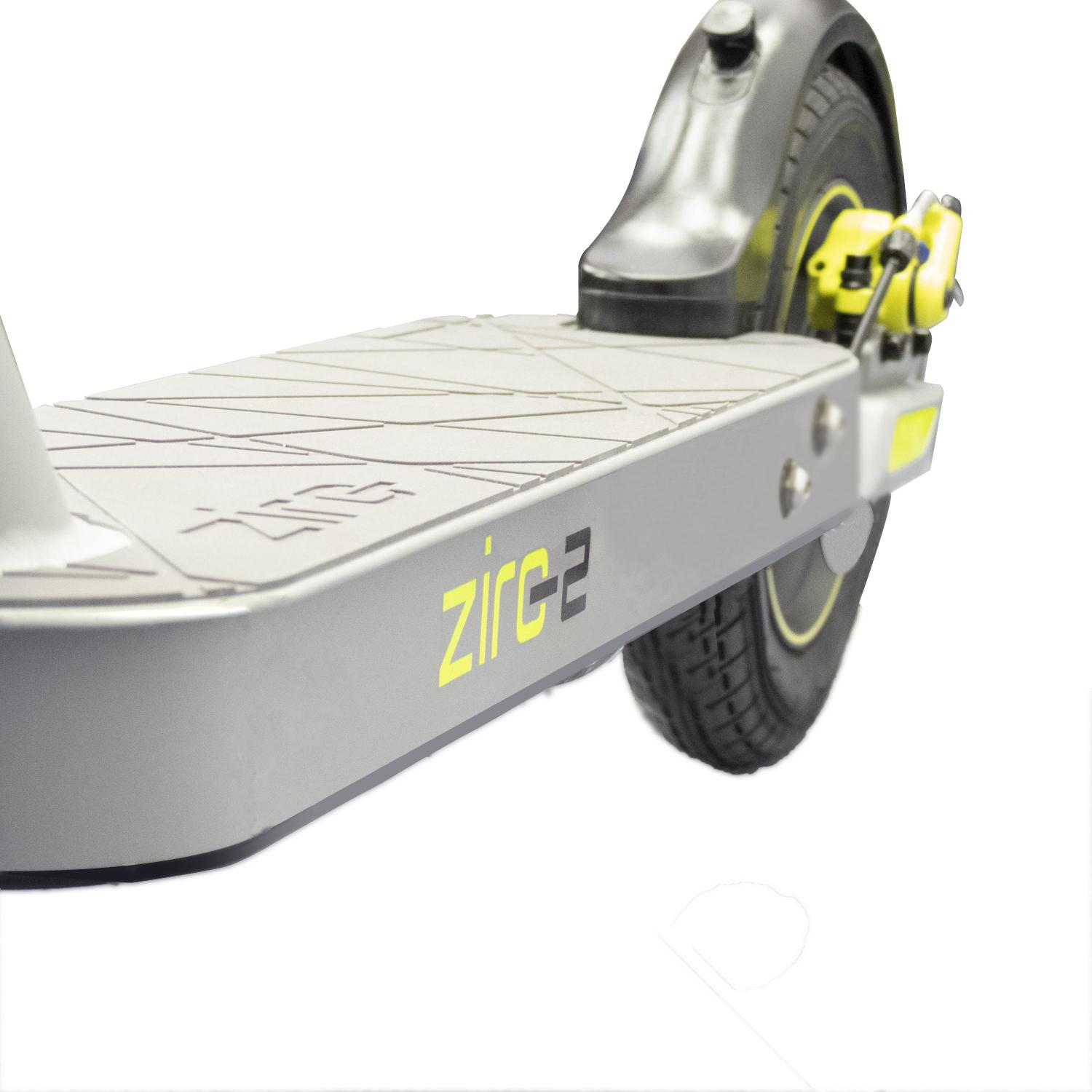 Patinéte eléctrico - SmartGyro Ziro2, 500 W, 3 velocidades, 8800 mAh, 25 km/h, Motor Brushless Plata