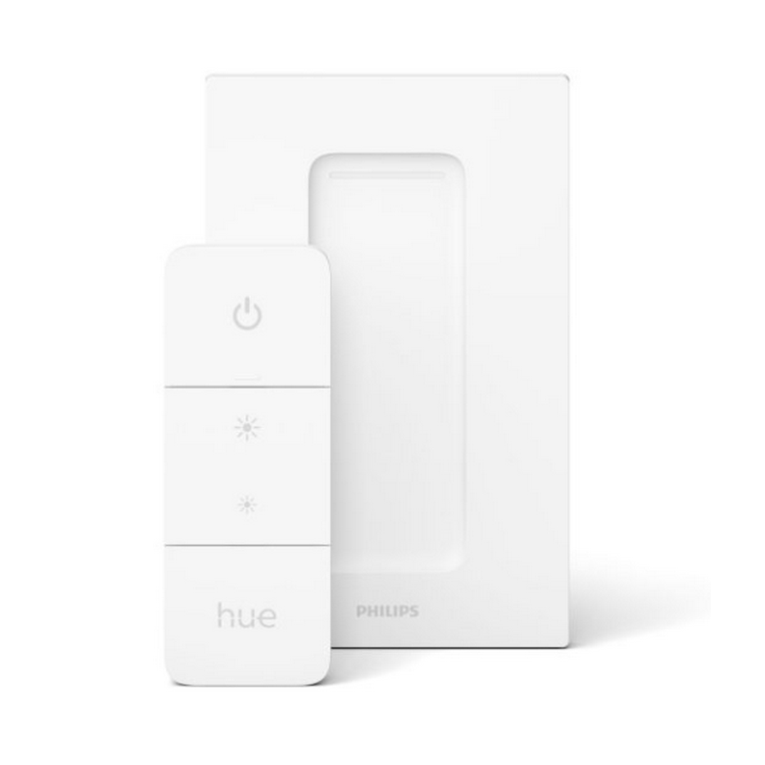 Lámpara inteligente - Philips Hue White Ambiance Buckram, Foco doble, Amazon Alexa y Google Assistant, Blanco