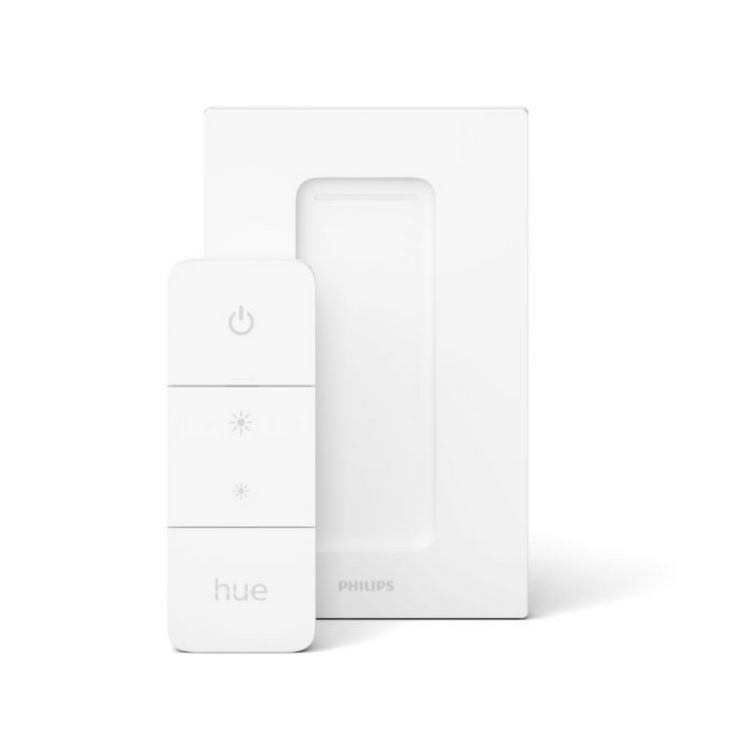 Lámpara inteligente - Philips Hue White Ambiance Buckram, Foco triple, Amazon Alexa y Google Assistant, Blanco