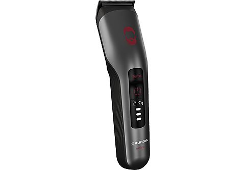 Haarschneider GRUNDIG ProClub™ MC 8030 Wet & Dry Bart- und Haarschneider  Dunkles Mattchrom / Rot | MediaMarkt