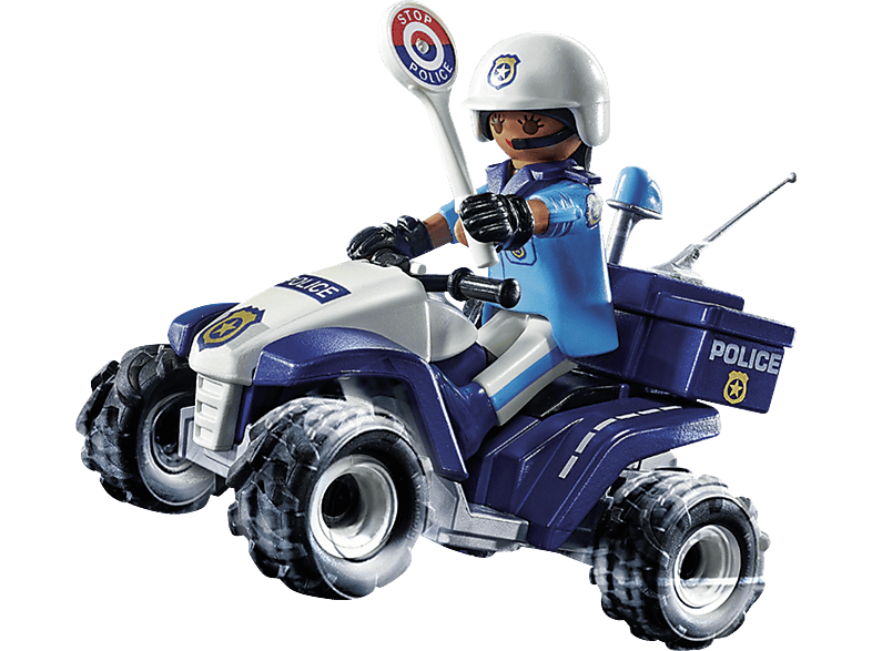 PLAYMOBIL 71092 PolizeiSpeed Quad Spielset, Mehrfarbig City Action