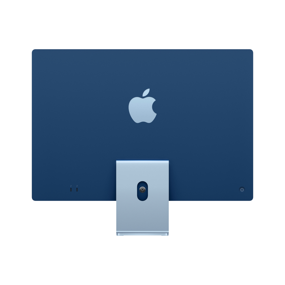 APPLE iMac 24" M1 256 GB Blue 2021 incl. Gigabit ethernet & Touch ID keyboard.