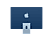 APPLE iMac 24" M1 256 GB Blue 2021 incl. Gigabit ethernet & Touch ID keyboard.
