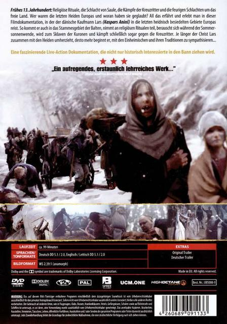 DVD-Hülle mit Text auf Deutsch. Im Hintergrund sind Menschen zu sehen.