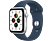 APPLE Watch Series SE GPS, 44mm Gümüş Rengi Alüminyum Kasa ve Spor Kordon Akıllı Saat
