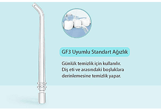 DR.BEI GF3 Ağız Duşu Başlığı 2'li (Standart)_1