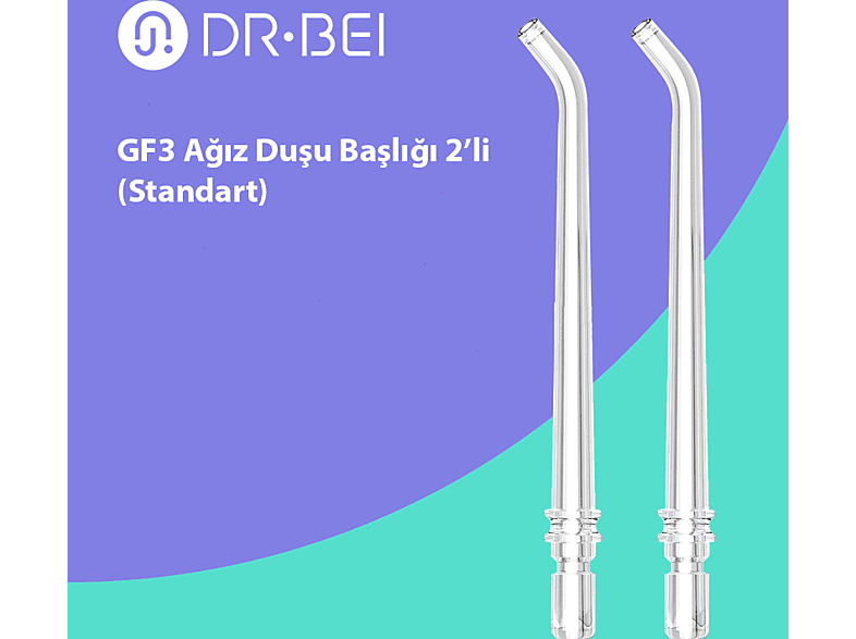 DR.BEI GF3 Ağız Duşu Başlığı 2'li (Standart)_2