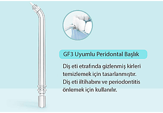 DR.BEI GF3 Ağız Duşu Başlığı 2'li (Periodontal)_1