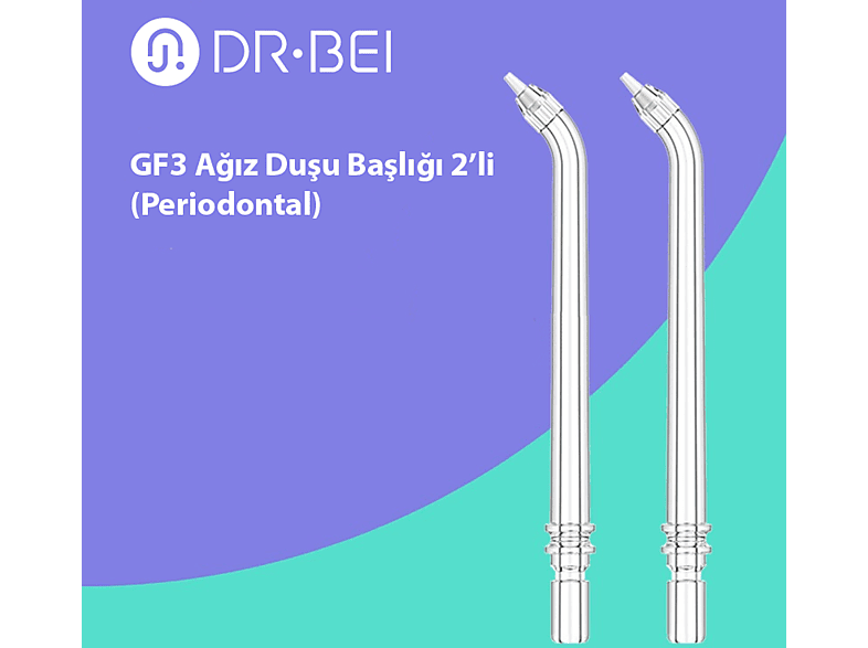 DR.BEI GF3 Ağız Duşu Başlığı 2'li (Periodontal)_2