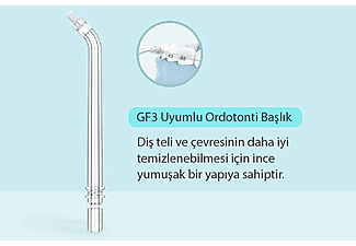 DR.BEI GF3 Ağız Duşu Başlığı 2'li (Ortodonti)_1