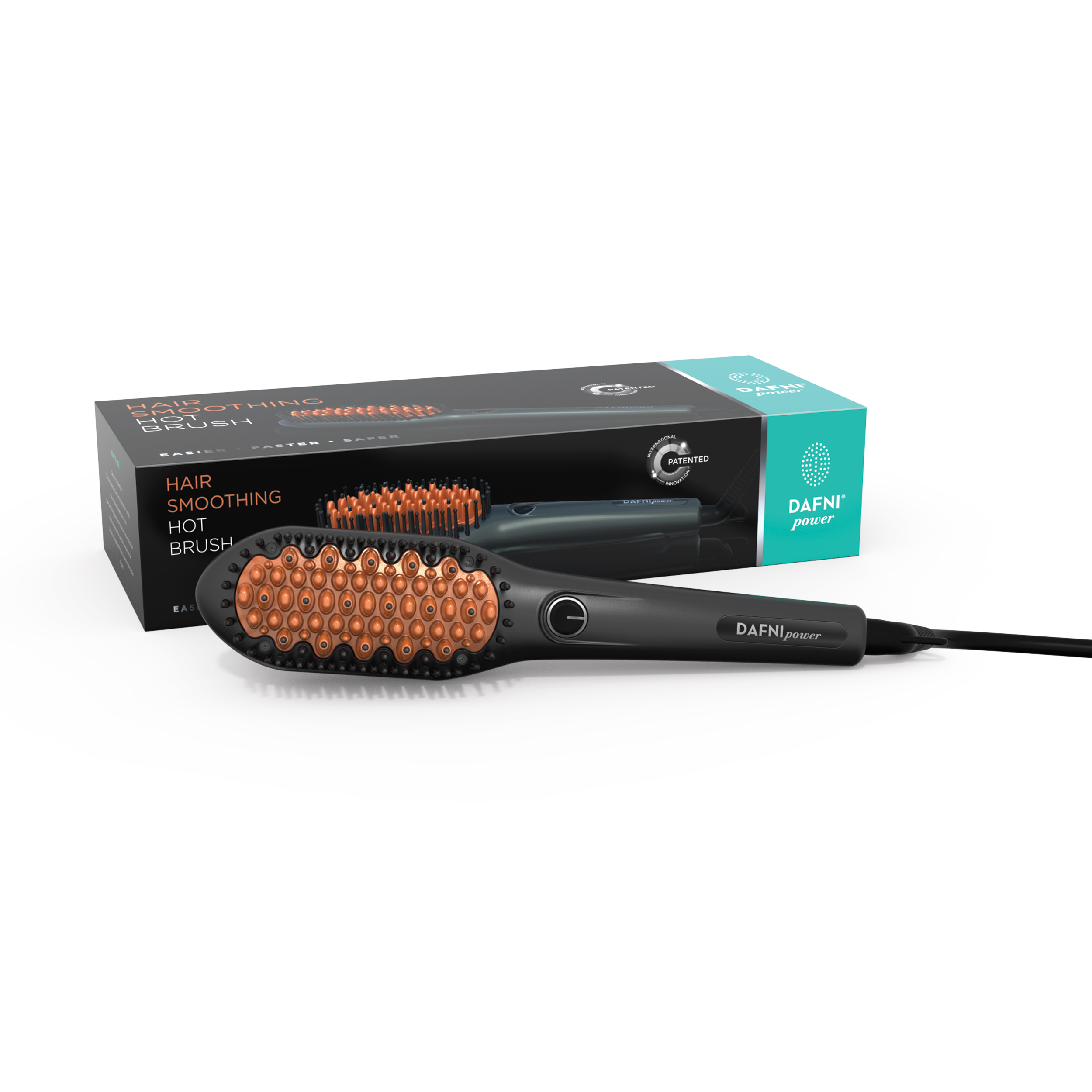 DAFNI power™ Hairstyling Beschichtung: Hot Warmluftbürste, Brush Keramik