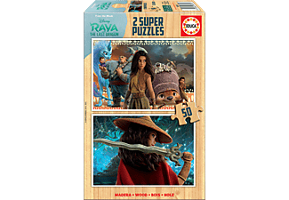 EDUCA Disney - Raya & The Last Dragon: 2 puzzles (2 x 50) - puzzle (Multicolore)