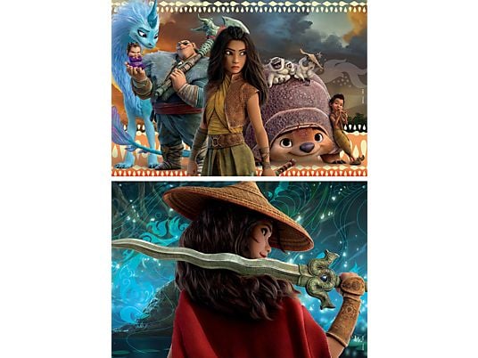 EDUCA Disney - Raya & The Last Dragon: 2 Puzzles (2x50) - Puzzle (Mehrfarbig)