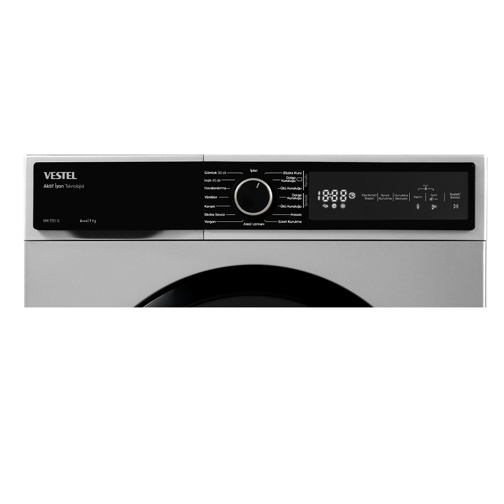 VESTEL KMI 9701 G 15 Program 9 Kg Kurutma Makinesi