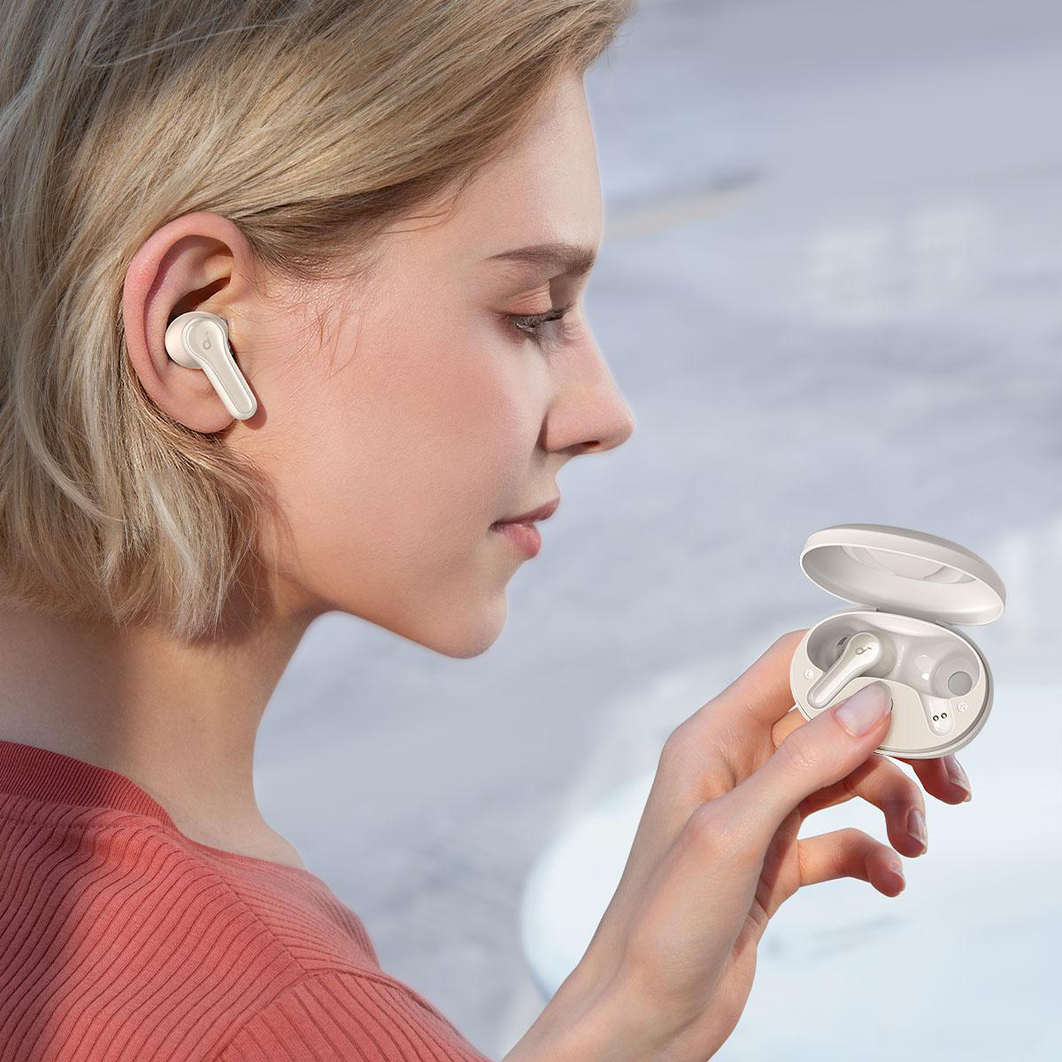SOUNDCORE BY ANKER Soundcore Life NOTE E, In-ear Kopfhörer Bluetooth Weiß