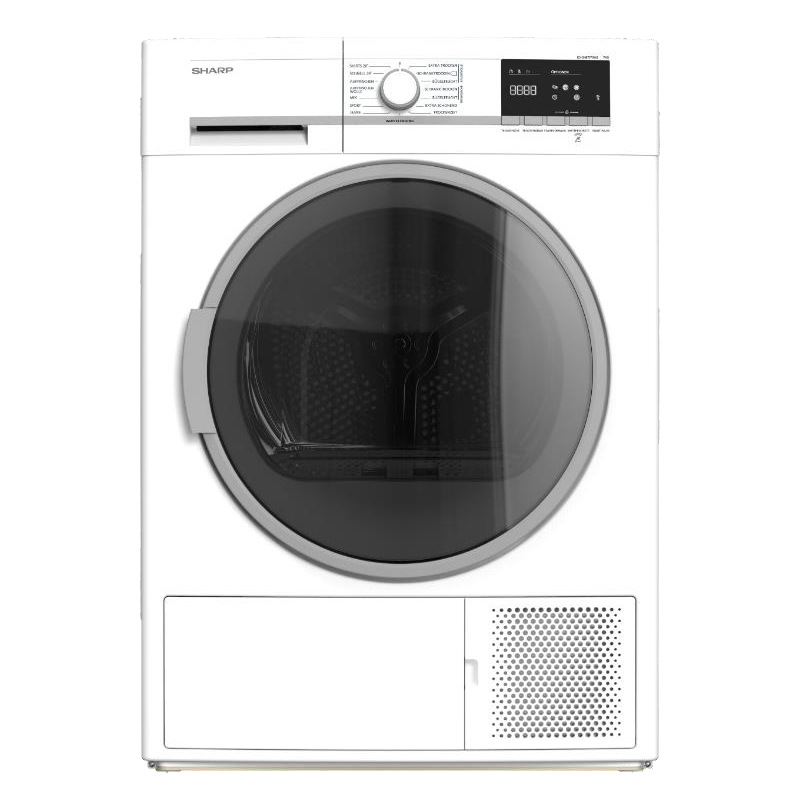 SHARP KD-GHB7S7GW2-CH - Wärmepumpentrockner  (7 kg, Weiss)