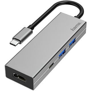 HAMA 200107 USB-C Multihub 4-poorts