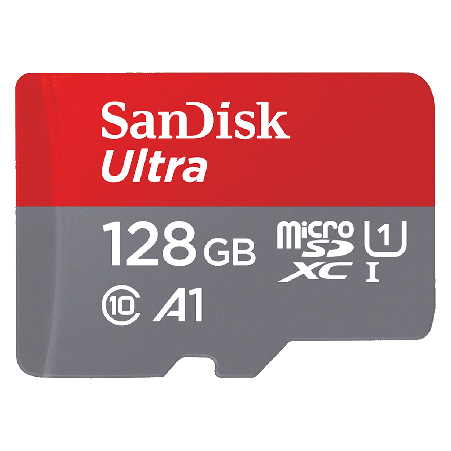 Tarjeta MicroSDXC - SanDisk Ultra, 128 GB, 100 MB/s, UHS-I, A1, C10, U1 Adaptador SD, Multicolor