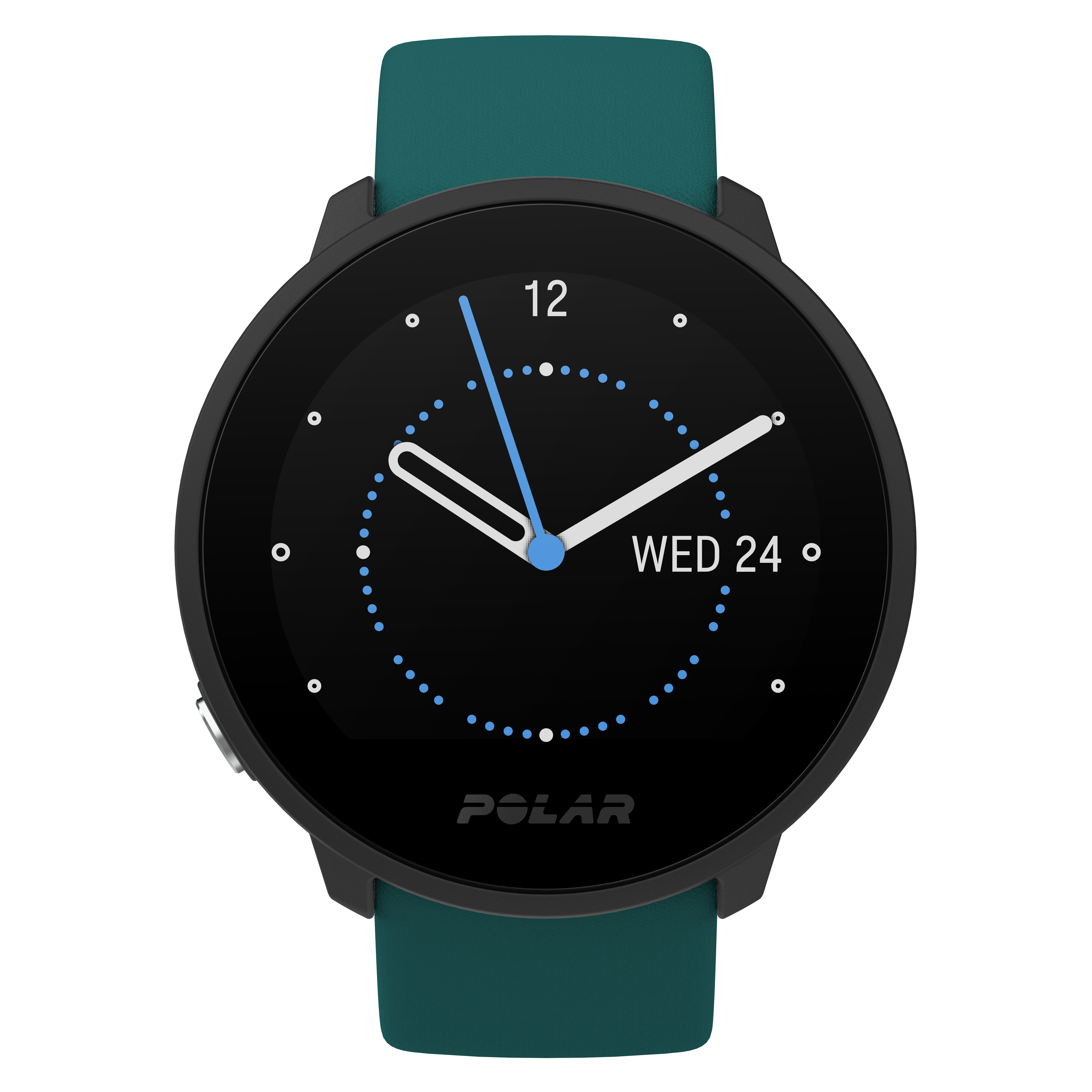 POLAR Unite Smartwatch Glasfaserverstärktes Polymergehäuse Silikon, 130 - 210 mm, Petrol