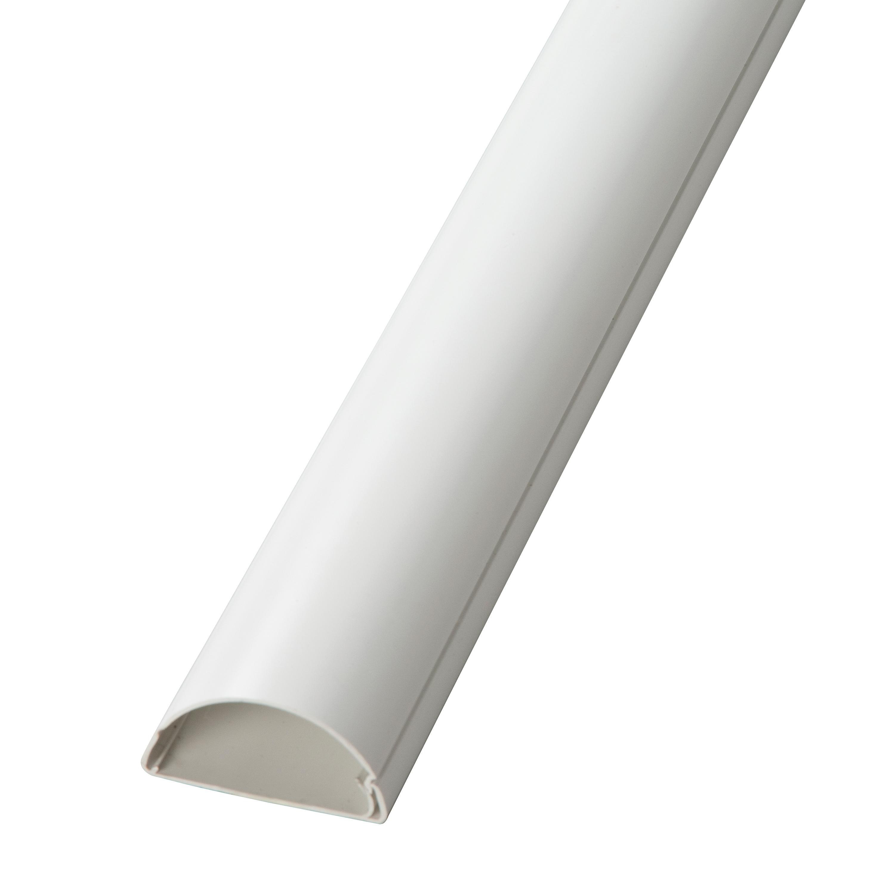 D-Line Kabelkanal Großprofil 50x25 Mm, 1 M, Selbstklebend – Schwarz, Für Innen & Außen