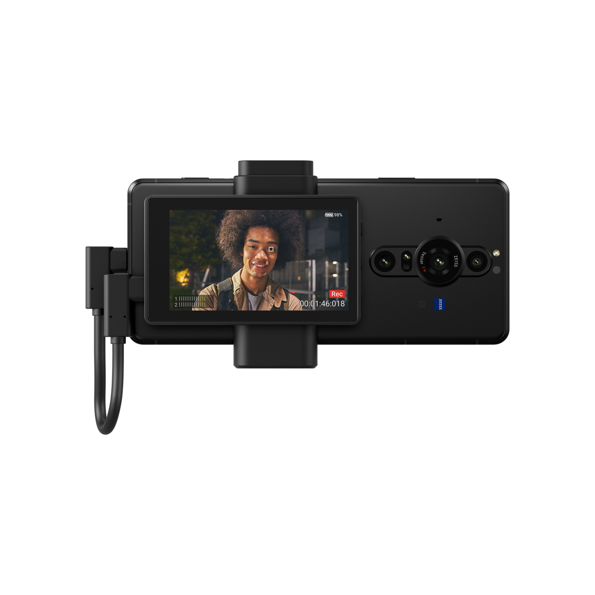 SONY XQZ-IV01, Vlog-Monitor für Schwarz Pro-I, Xperia