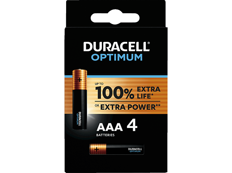 DURACELL 137516 AAA Batterie, Alkaline, 1.5 Volt 4 Stück | Batterien