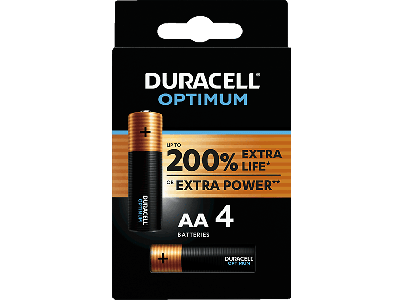 Alkaline, DURACELL 137486 Batterie, Stück AA Volt 1.5 4