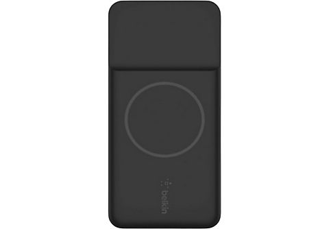 Cargador inalámbrico - Belkin BPD001BTBK, MagSafe, Potencia 7.5 W, 10000 mAh, USB-C, Negro