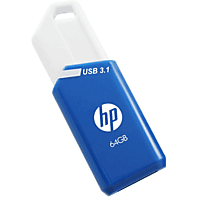 HP 64GB USB Stick HP x775w, USB-A 3.1, R75/W30 MB/s, Blau/Weiß