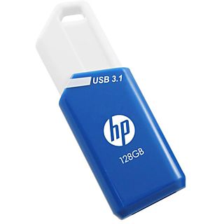 HP 128 GB x775w USB-Stick, USB-A 3.1, R75/W30 MB/s, Blau/Weiß