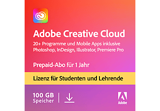 Adobe Creative Cloud Individual Student Subscription - [Multiplattform]