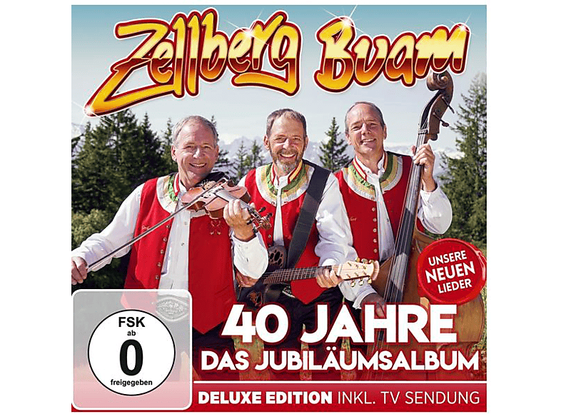 Jahre-Das 40 (CD Video) - Buam + Jubiläumsalbum-Deluxe - ink Edition DVD Zellberg