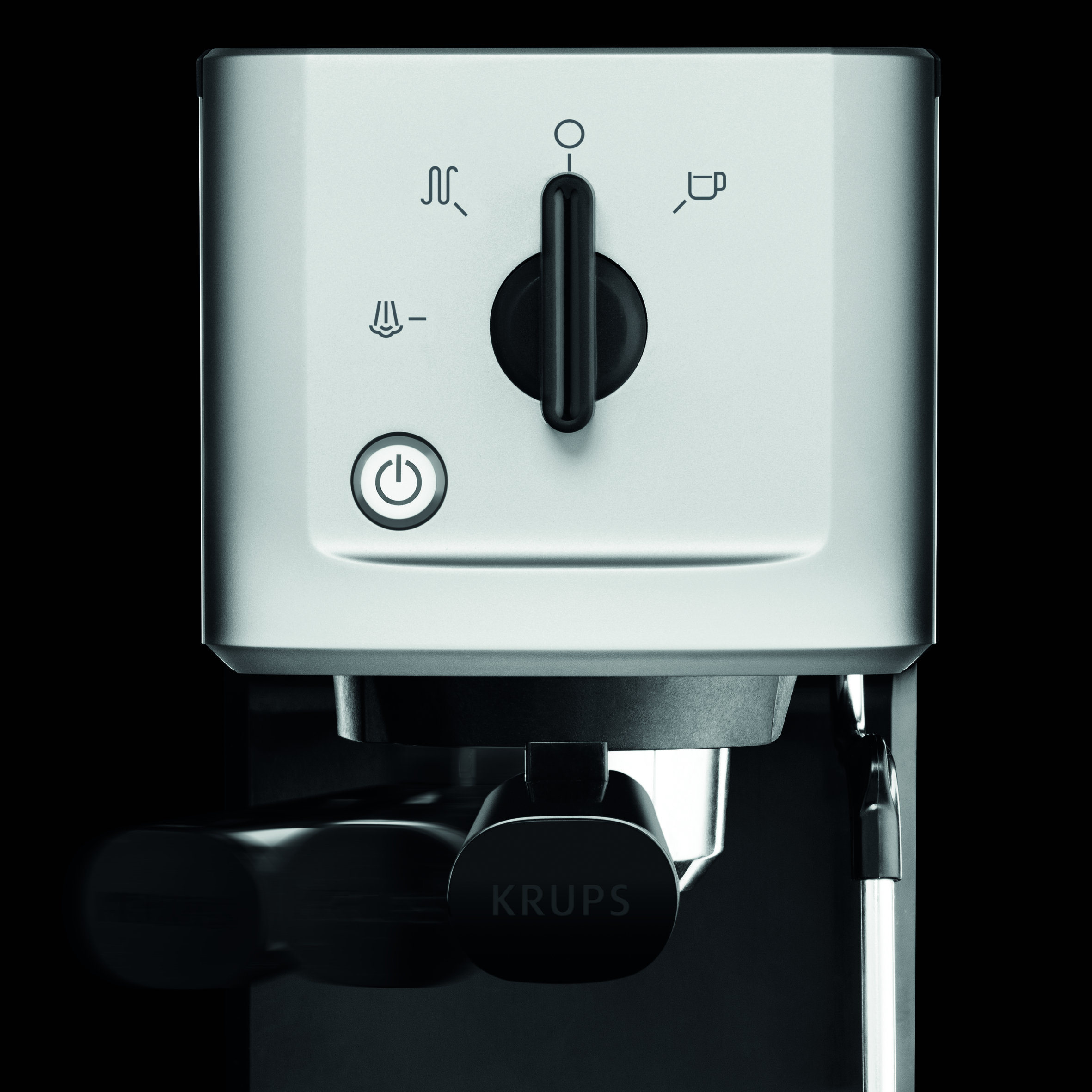 KRUPS XP3440 Calvi Espressomaschine Schwarz/Edelstahl