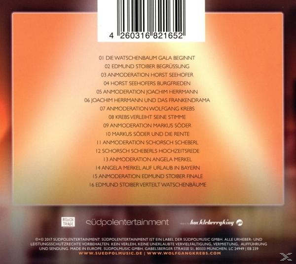 Die Rückseite einer CD mit Text und Credits.