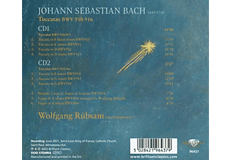 Rübsam Wolfgang - J.S. BACH: TOCCATAS BWV 910-916  - (CD)