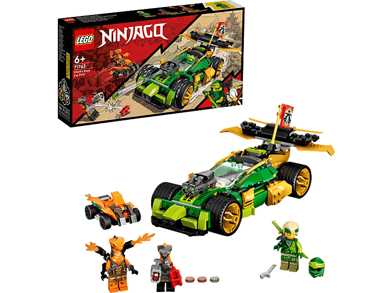 Verkaufsschlagerliste LEGO NINJAGO Mehrfarbig Rennwagen Lloyds 71763 EVO Bausatz